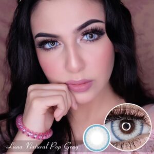 EOS Luna Natural Almond, Cacao and Aqua Contact Lens