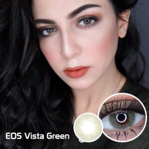 EOS Vista 1 Tone Gray, Brown, and Olive Green Contact Lens