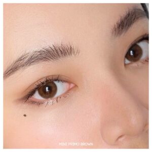 Kitty Kawaii Mini Primo Brown and Gray Contact Lens