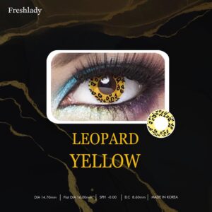 Fresh Lady Cosplay Leopard Yellow Contact Lens