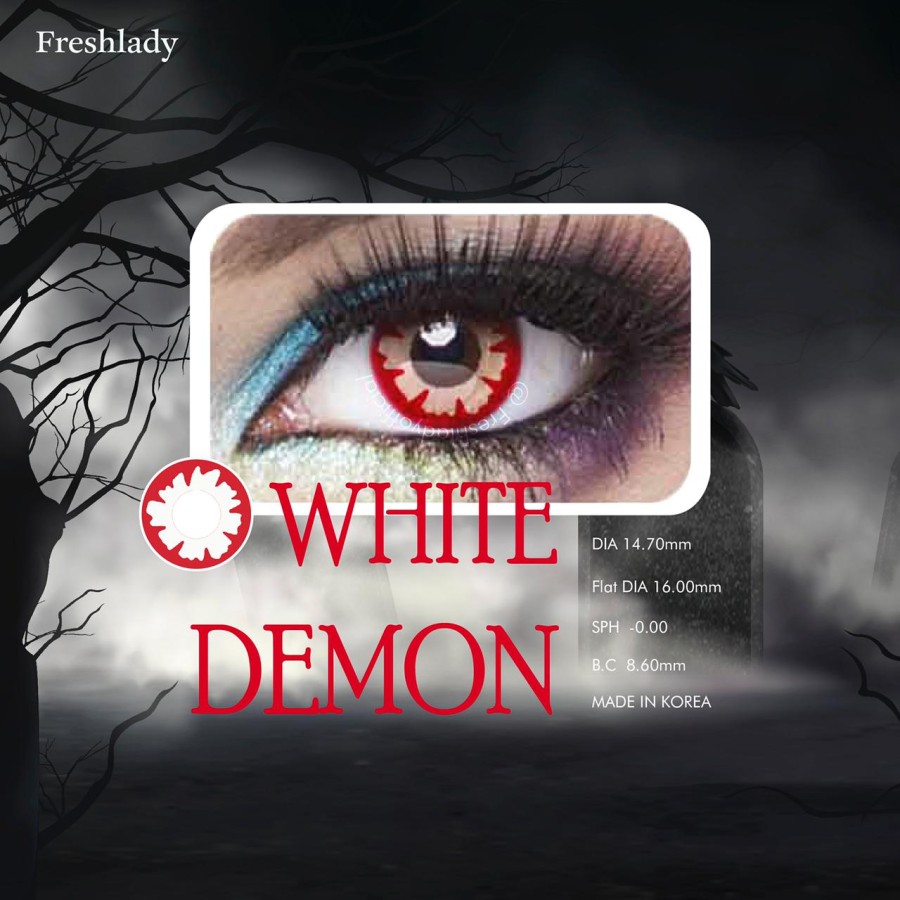 Fresh Lady Cosplay White Demon Contact Lens - Image 2