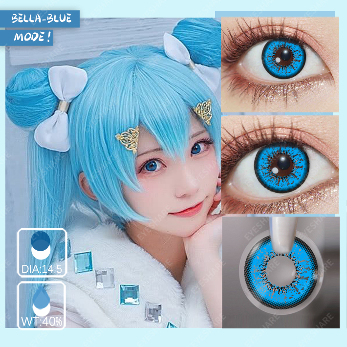 Eyeshare Bella Blue Cosplay Crazy Contact Lens
