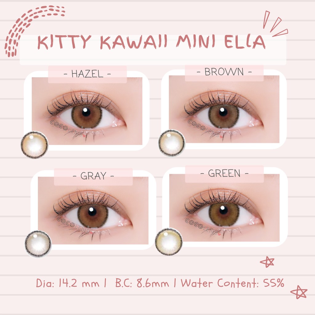 Kitty Kawaii Mini Ella Hazel Contact Lens - Image 2