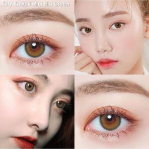 Kitty Kawaii Mini Ella Green Contact Lens