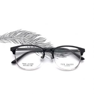 Eyeglasses TB 2090 Black Clubmaster Style – Prescription Ready